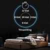 Loftvifta með tímastillingu 3, 6, 9, 12 og 24 klukkustundir
