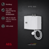 AEG rafmagnsvatnshitari mál og upplýsingar, 1,5 kg boiler með 70 cm kapli og G 3/8 tengingum