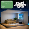 Loftvifta með ljósi 66 cm – ráðlögð herbergisstærð 15–30 m² og lofthæð 2,5–3 m.